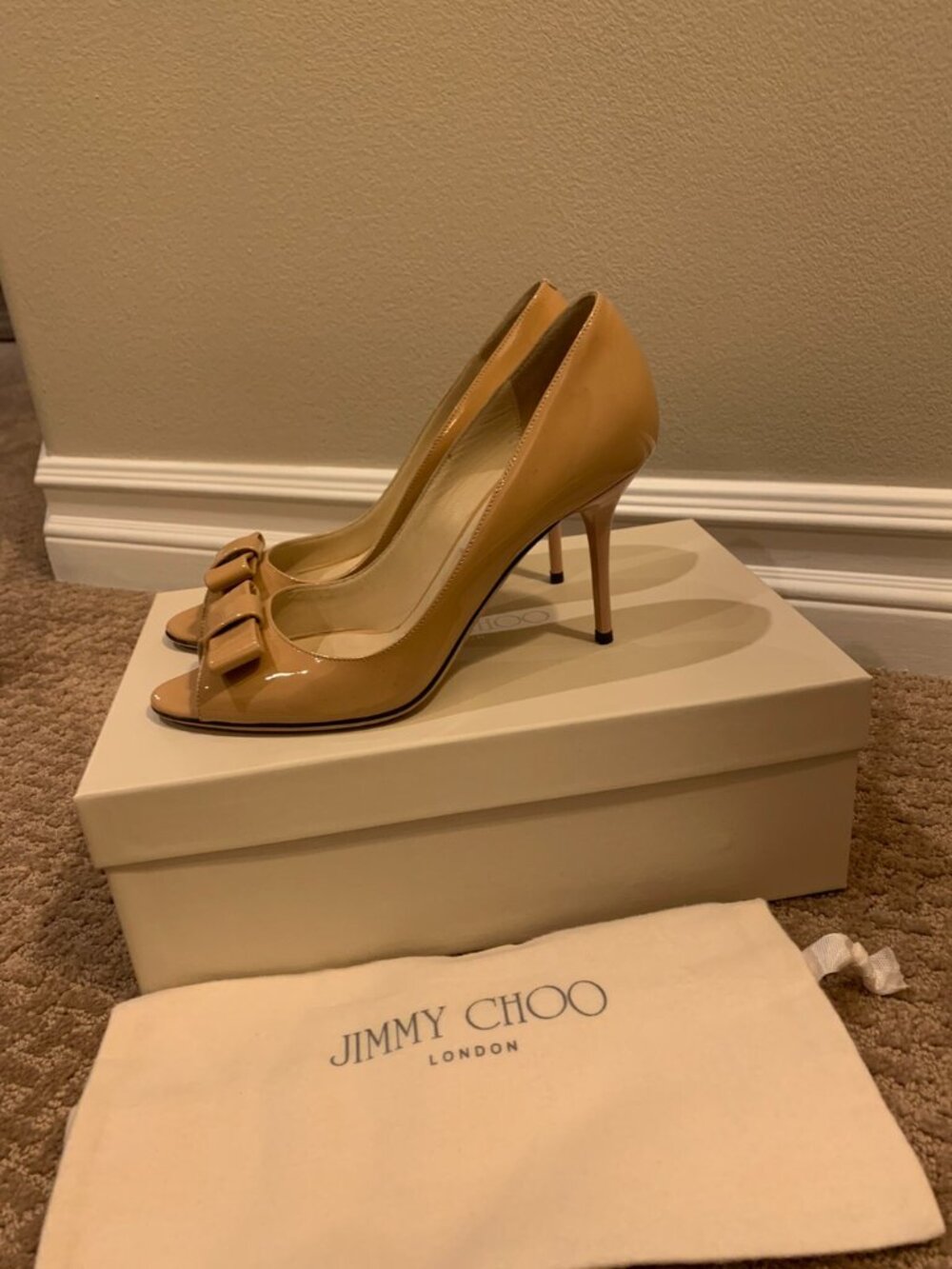 jimmy choo Bow pumps Blush - Picture 3 of 5